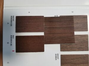 A veneer prototype compare with the sample