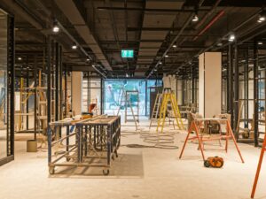 a retail store in shopfitting