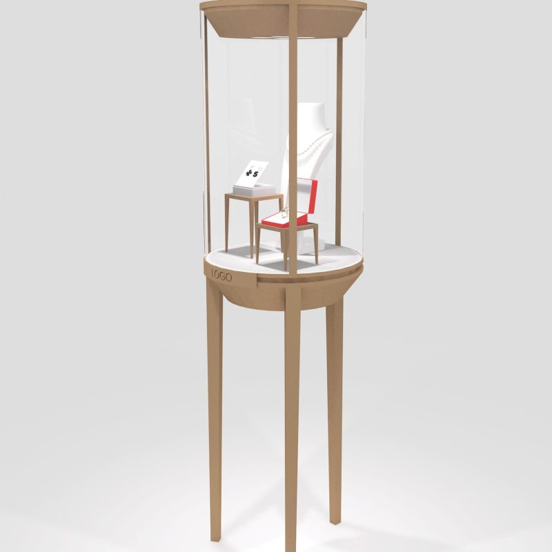 Round Stainless Steel Top Lighting Tower Showcase2